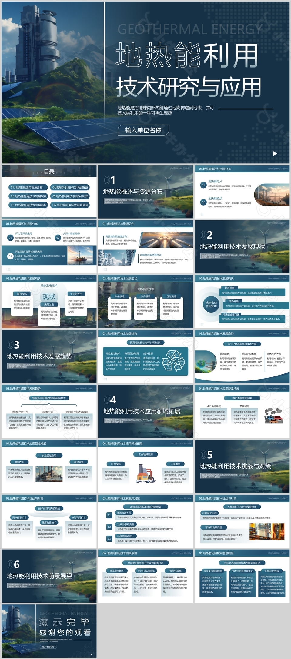 创意地热能利用技术研究与应用课件