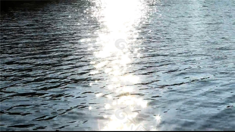 水面阳光照射视频素材