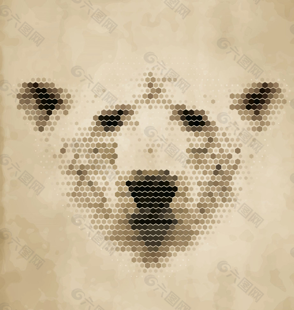 动物头像 熊图片