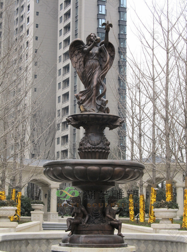 武汉喷泉雕塑图片