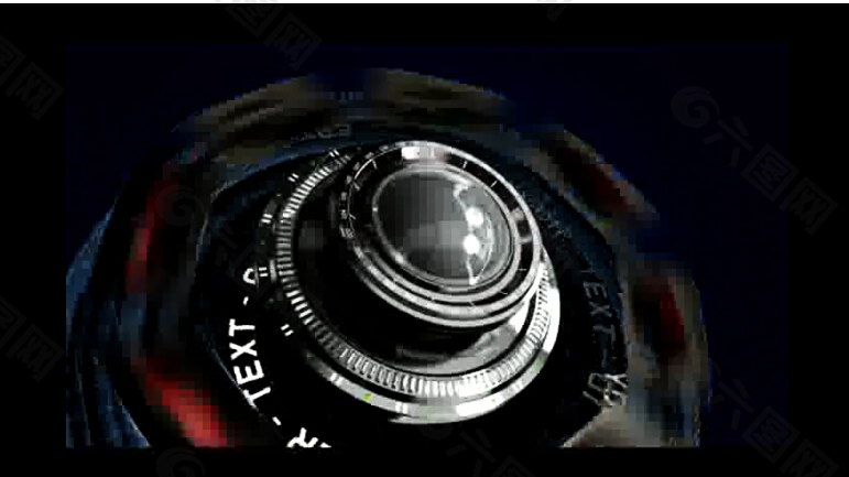 相机镜头聚焦视频片头展示照片AE模板