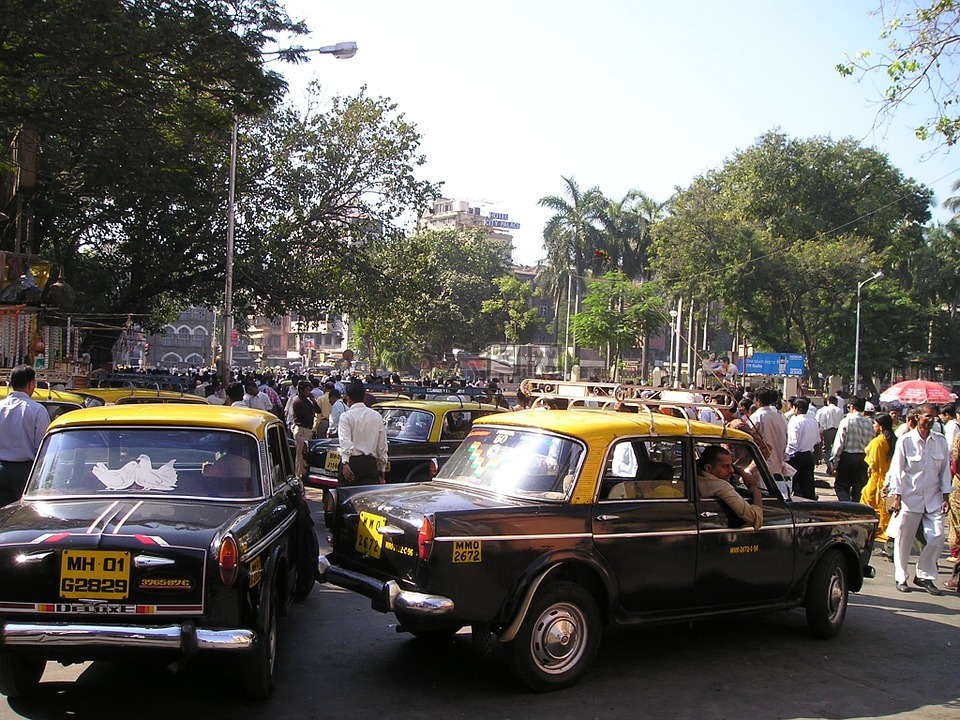印度,孟买,出租车