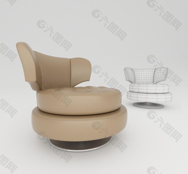 沙发3d模型效果图图片