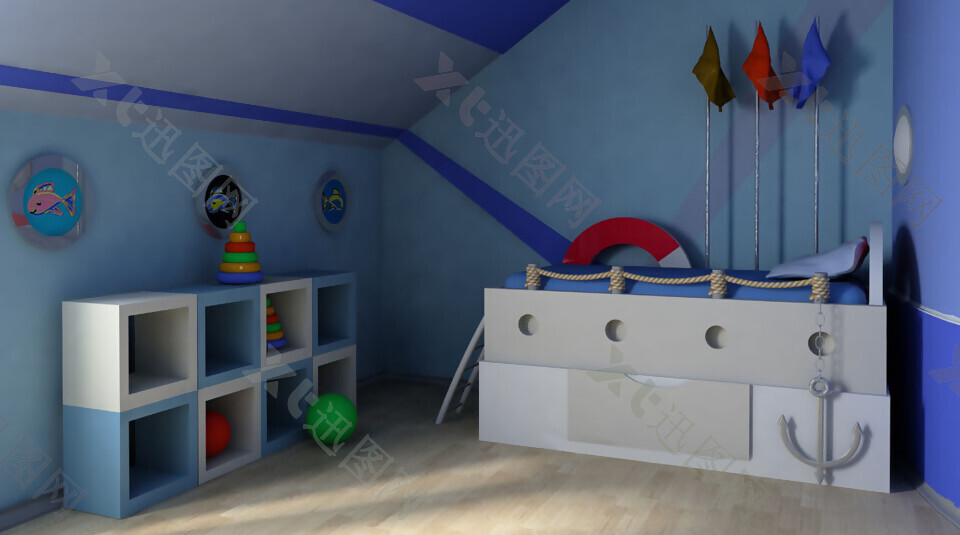 儿童卧室装修设计图片