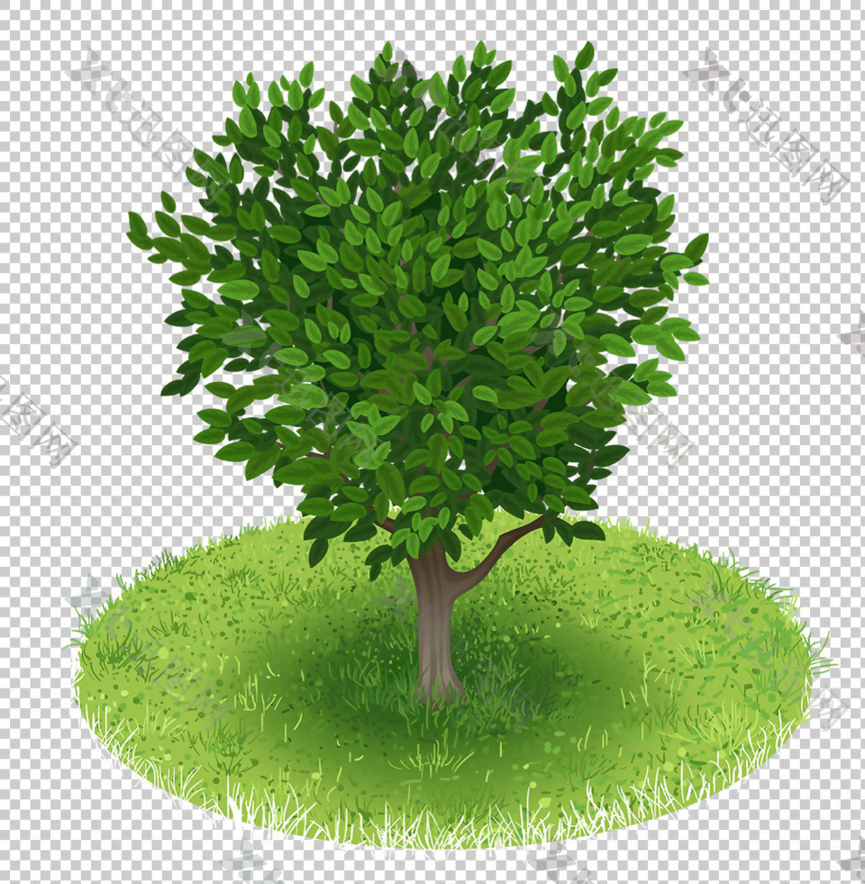写实大树免抠png透明图层素材