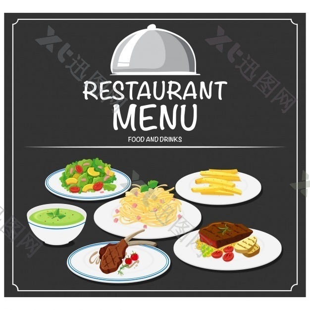 餐厅菜单背景设计