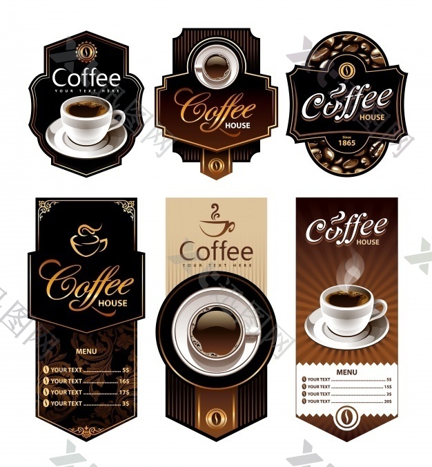 咖啡的标签集合