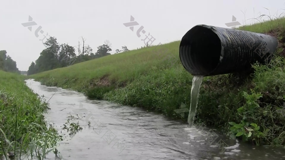 河流排水管视频
