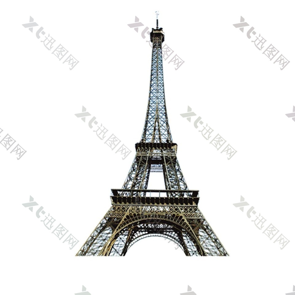 法国巴黎埃菲尔铁塔png元素