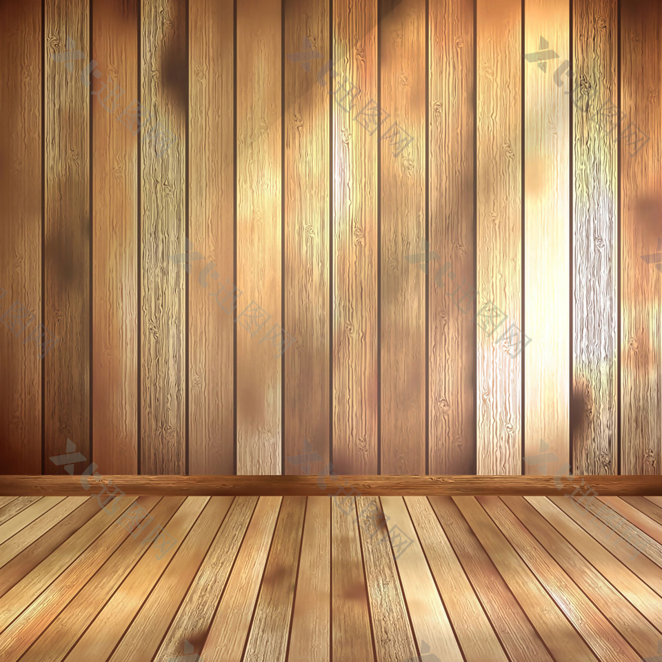 简约木质纹理地板背景