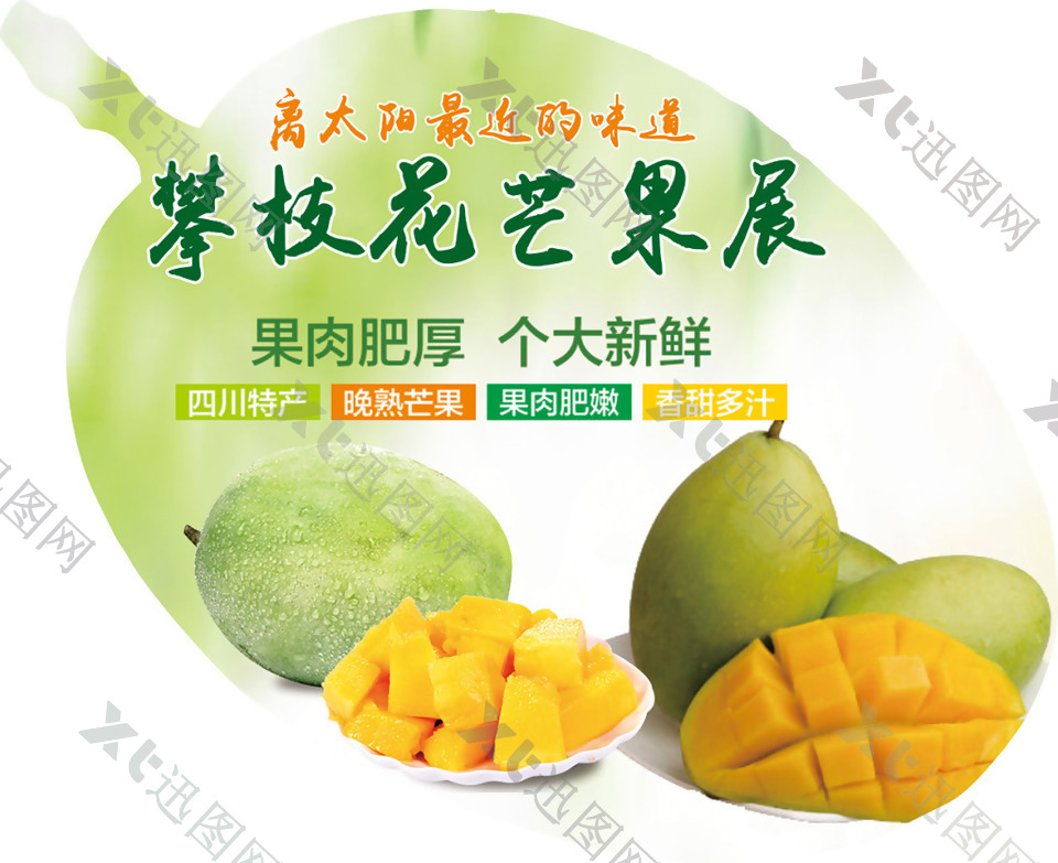水果芒果展海报