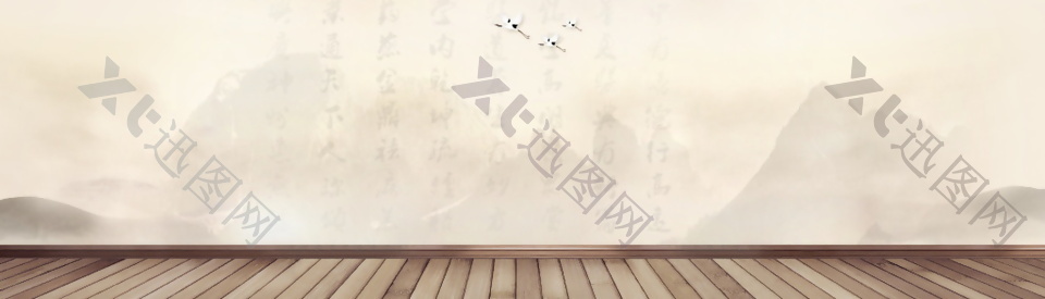 中国风古风花纹背景图