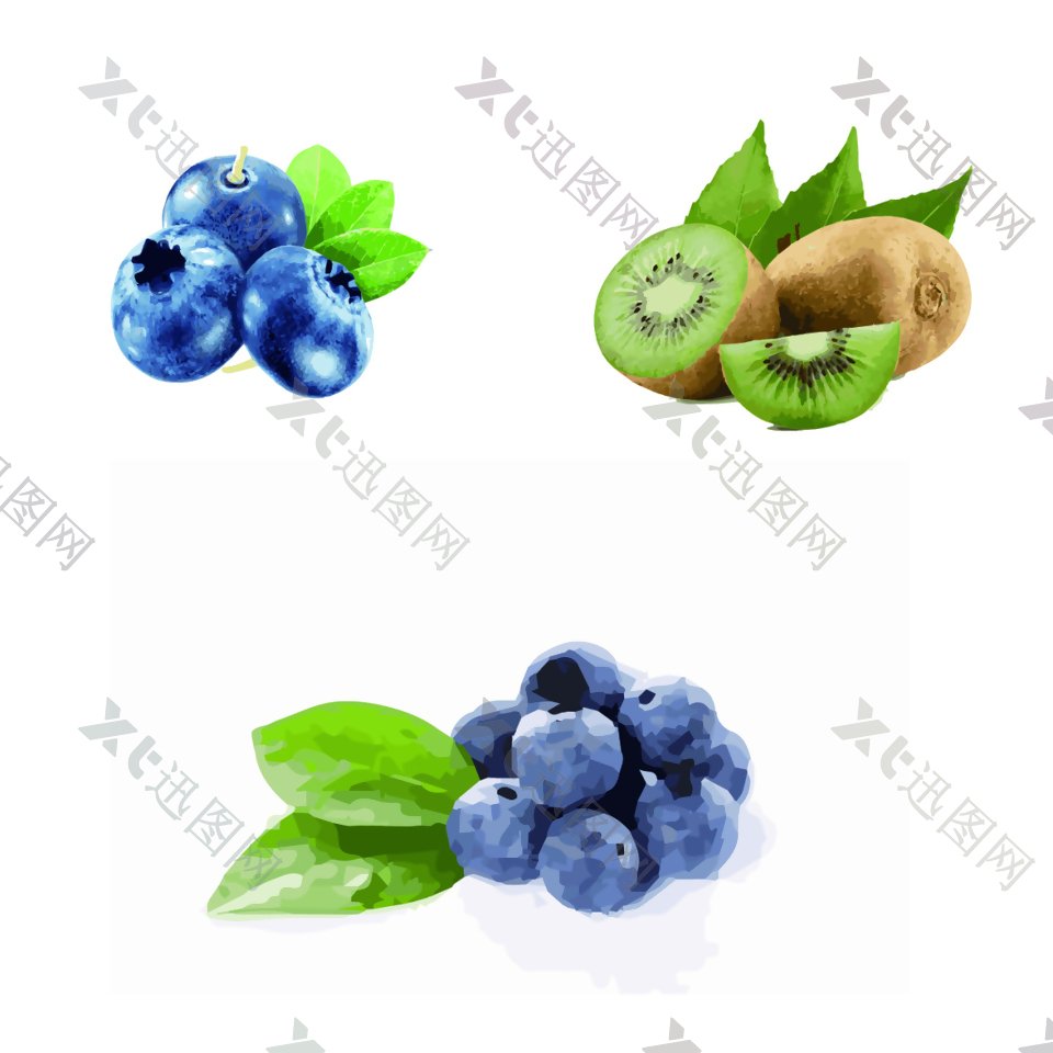 水果蓝莓奇异果