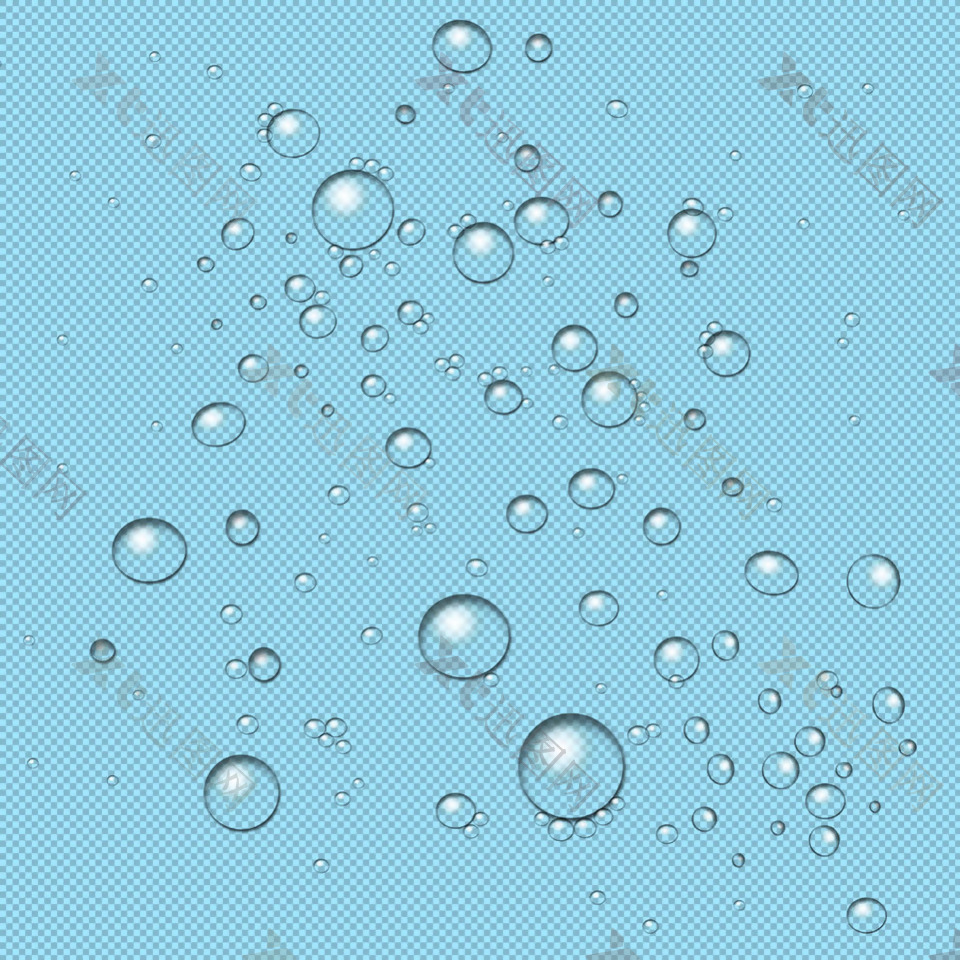 圆形水滴免抠png透明图层素材