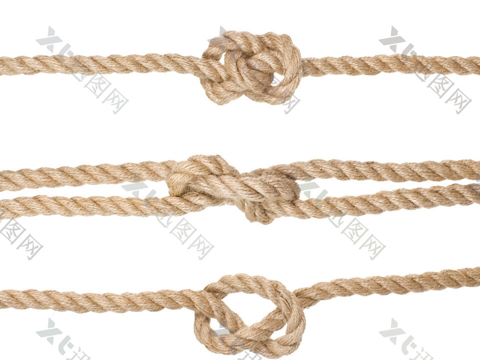 实物麻绳编织元素