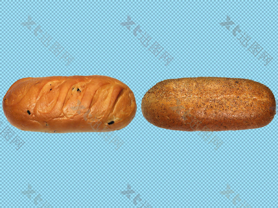 小面包免抠png透明图层素材