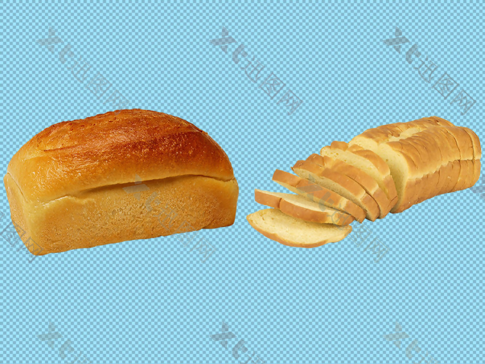美味面包免抠png透明图层素材
