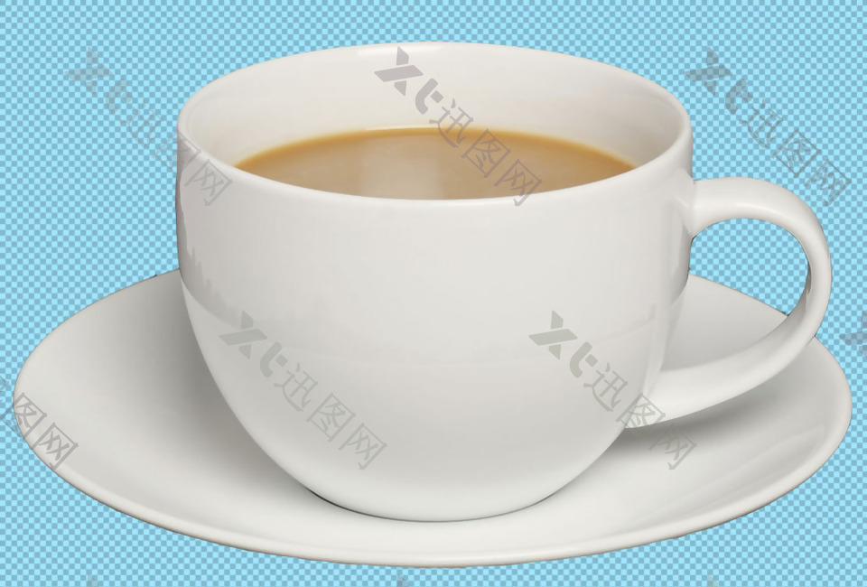 精致高档的咖啡杯免抠png透明图层素材