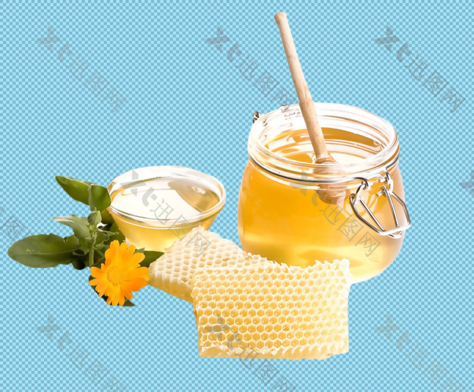 美味的蜂蜜免抠png透明图层素材