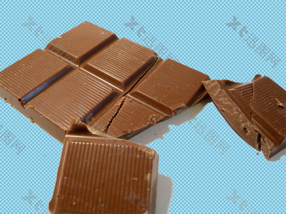棕色美味巧克力免抠png透明图层素材