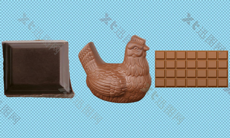 好吃的巧克力免抠png透明图层素材
