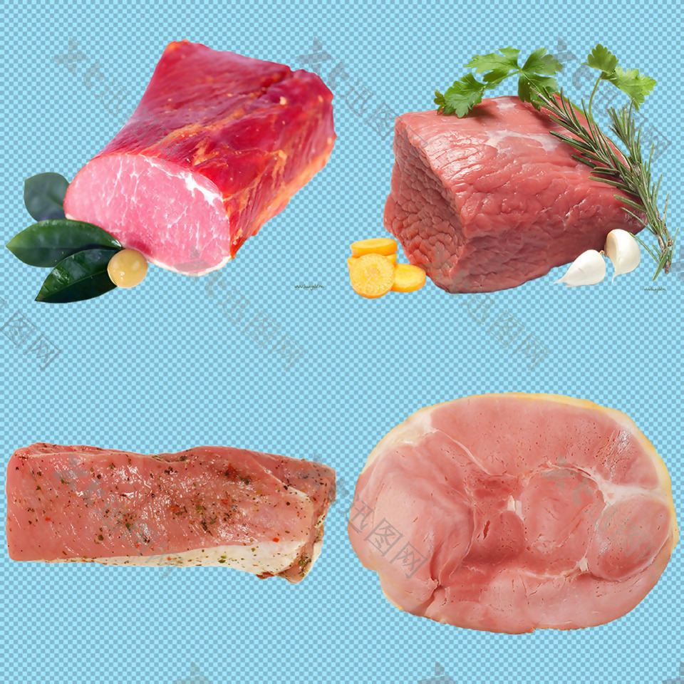 四块肉免抠png透明图层素材