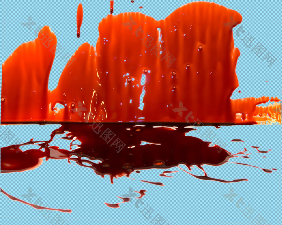 血迹斑斑免抠png透明图层素材