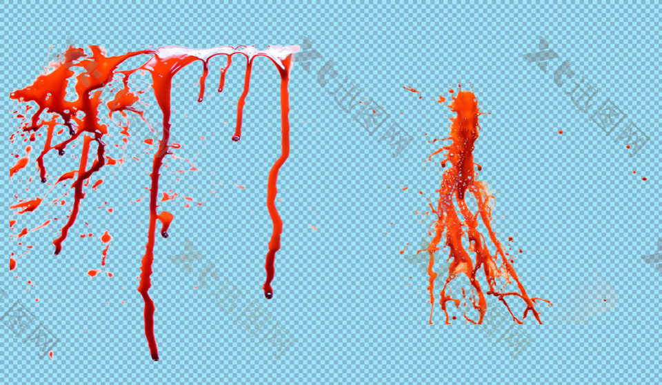 血液血迹免抠png透明图层素材
