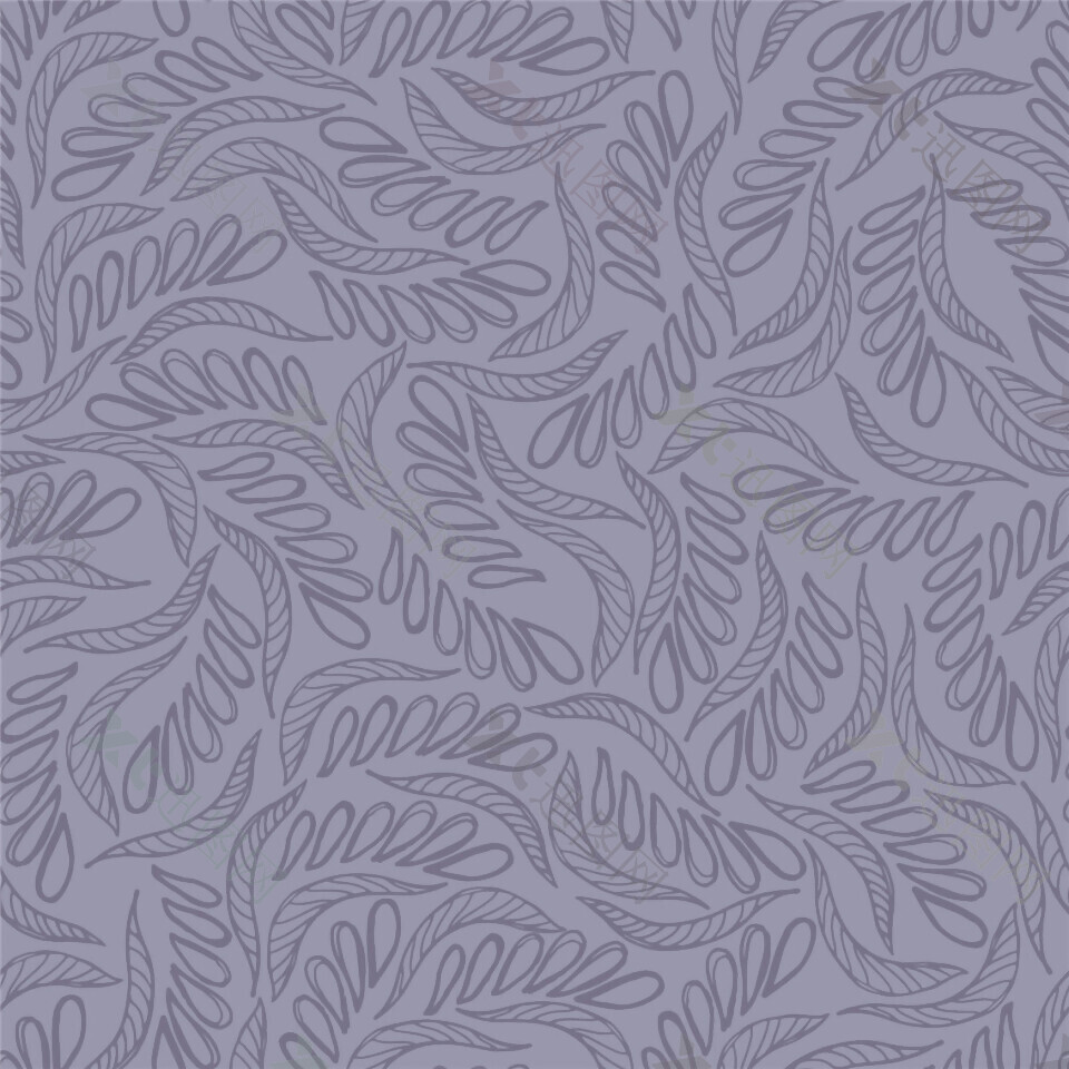 深紫色花纹无缝背景图