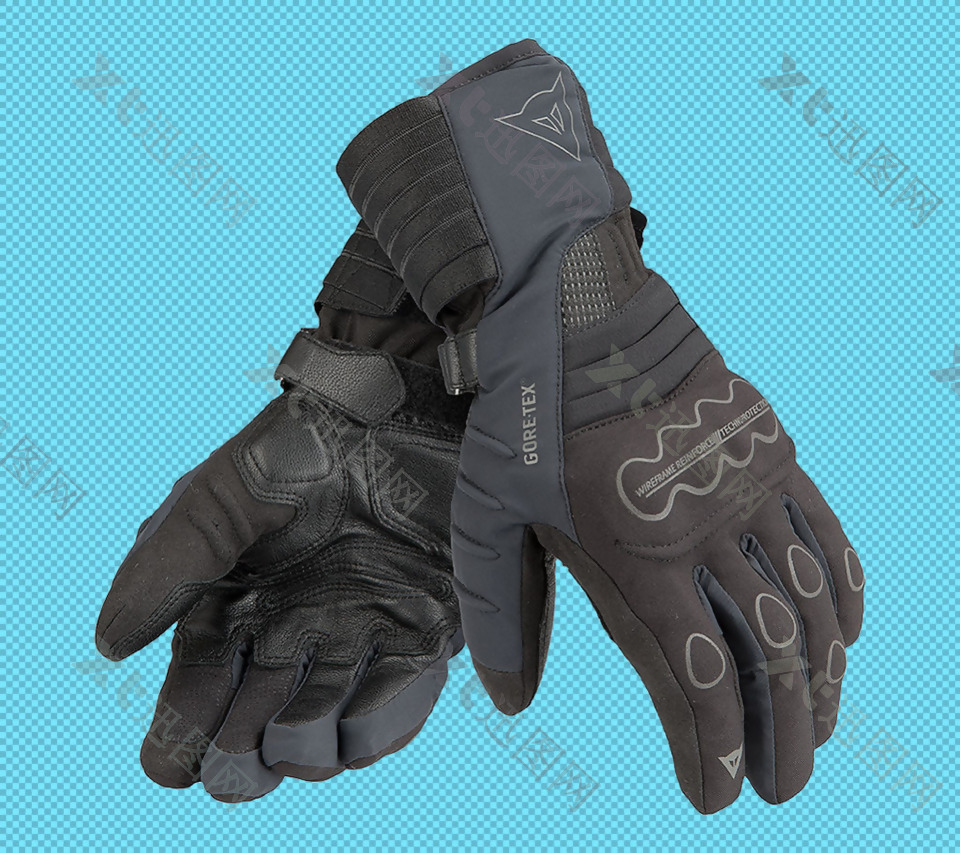 黑色保暖手套免抠png透明图层素材