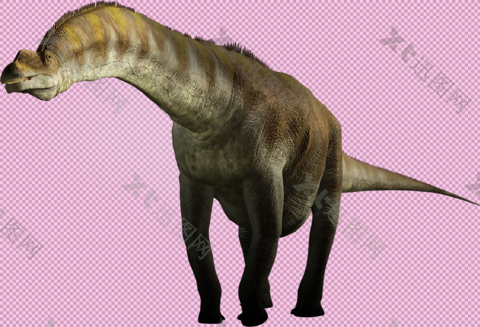 巨大的恐龙免抠png透明图层素材