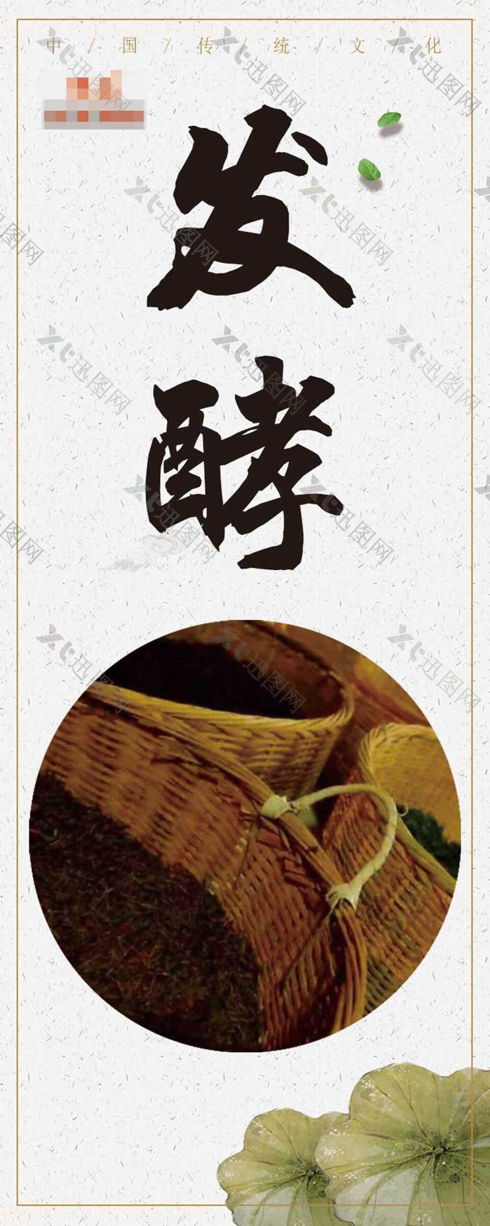 茶叶工艺-发酵展板