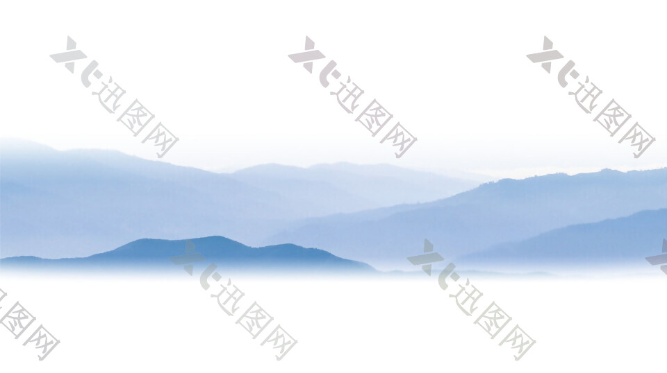中国风山水风景装饰图