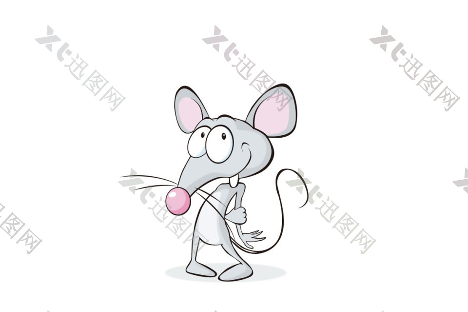 小老鼠卡通元素
