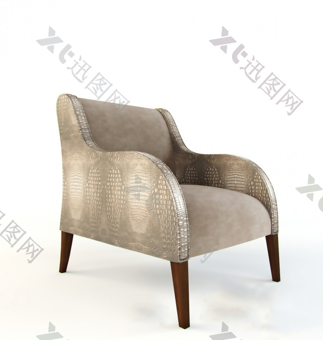 现代沙发椅模型