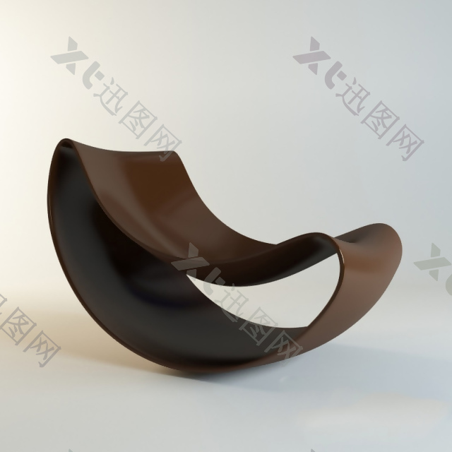 实木椅子3d模型