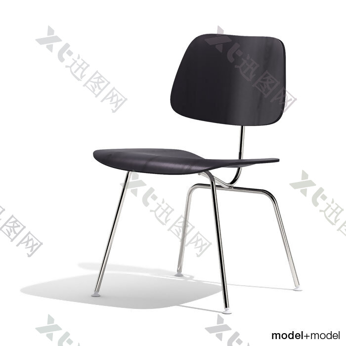 黑色简约椅子模型
