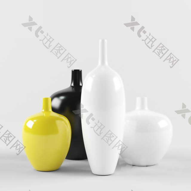 个性花瓶3d模型