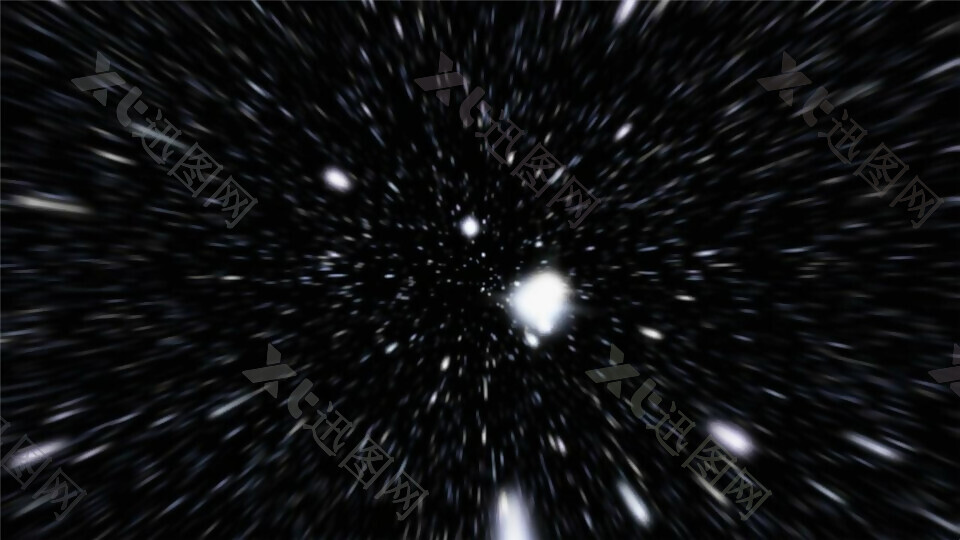 超炫星空粒子银河流星动态素材