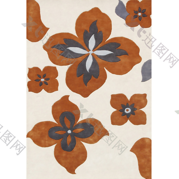 花朵地毯材质贴图