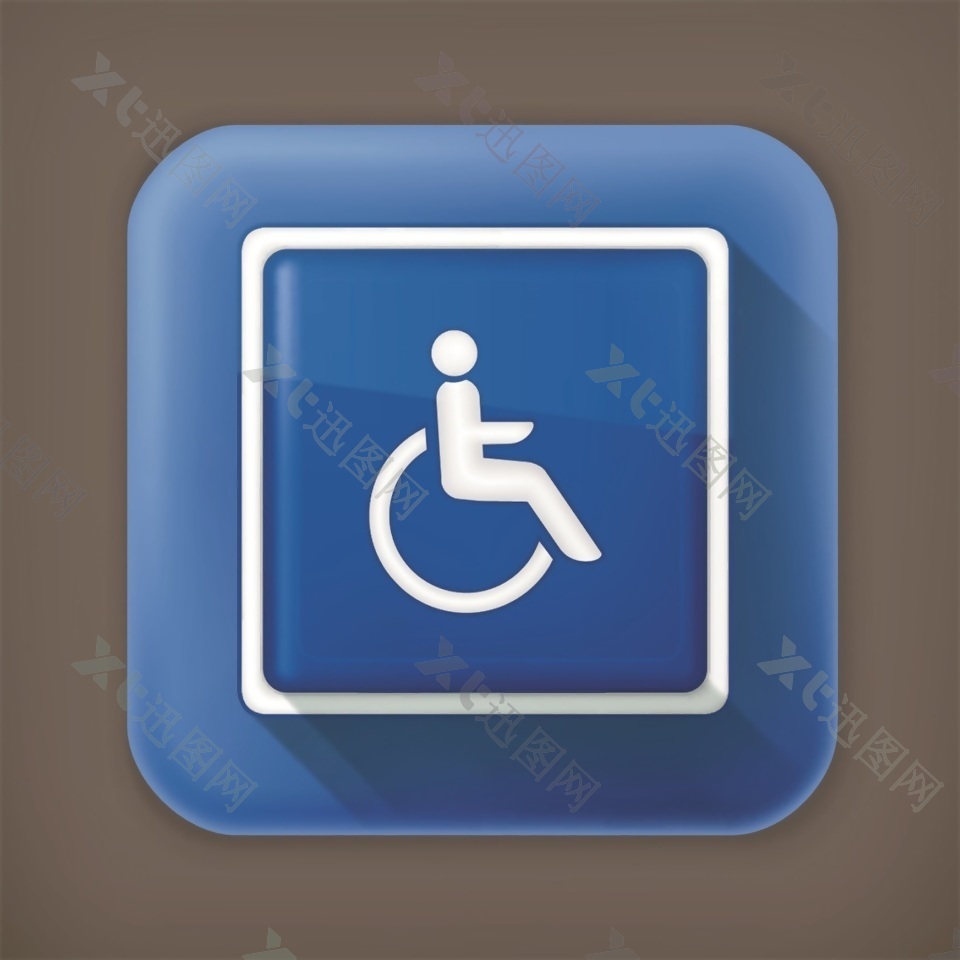 残疾人员图标