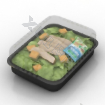 蔬菜沙拉3D模型