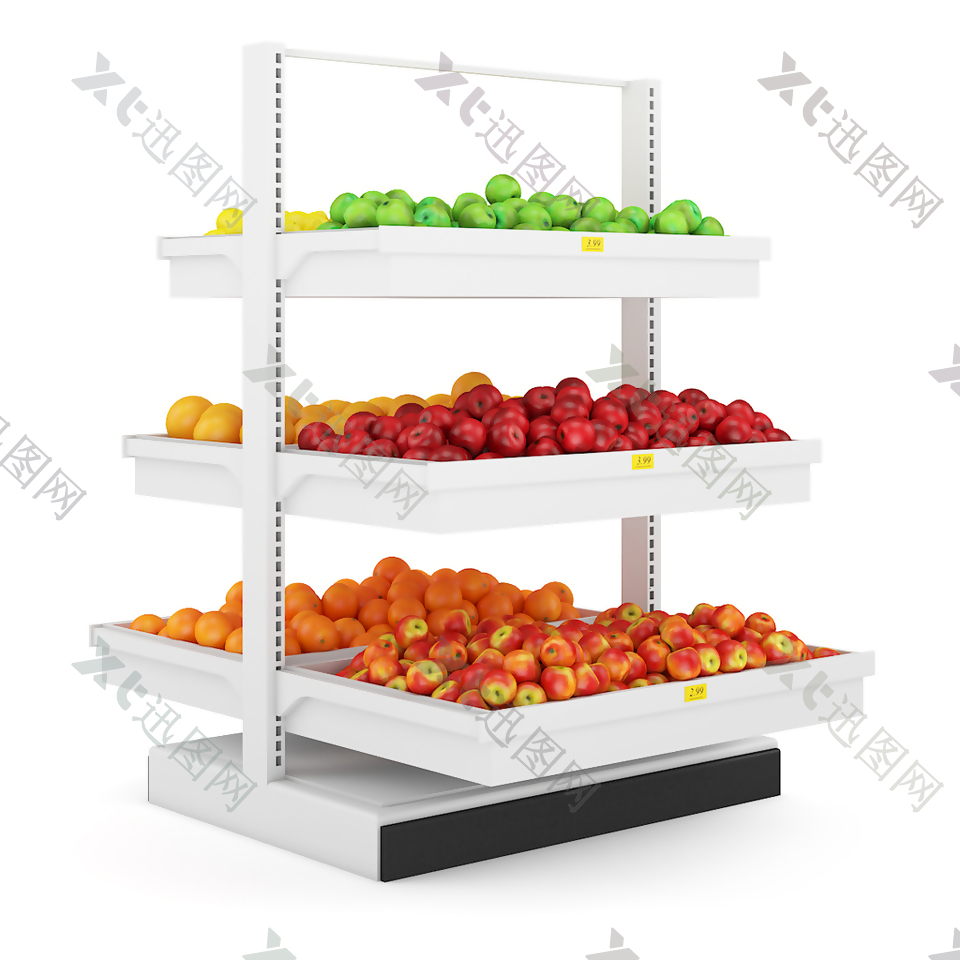 水果类货架模型素材