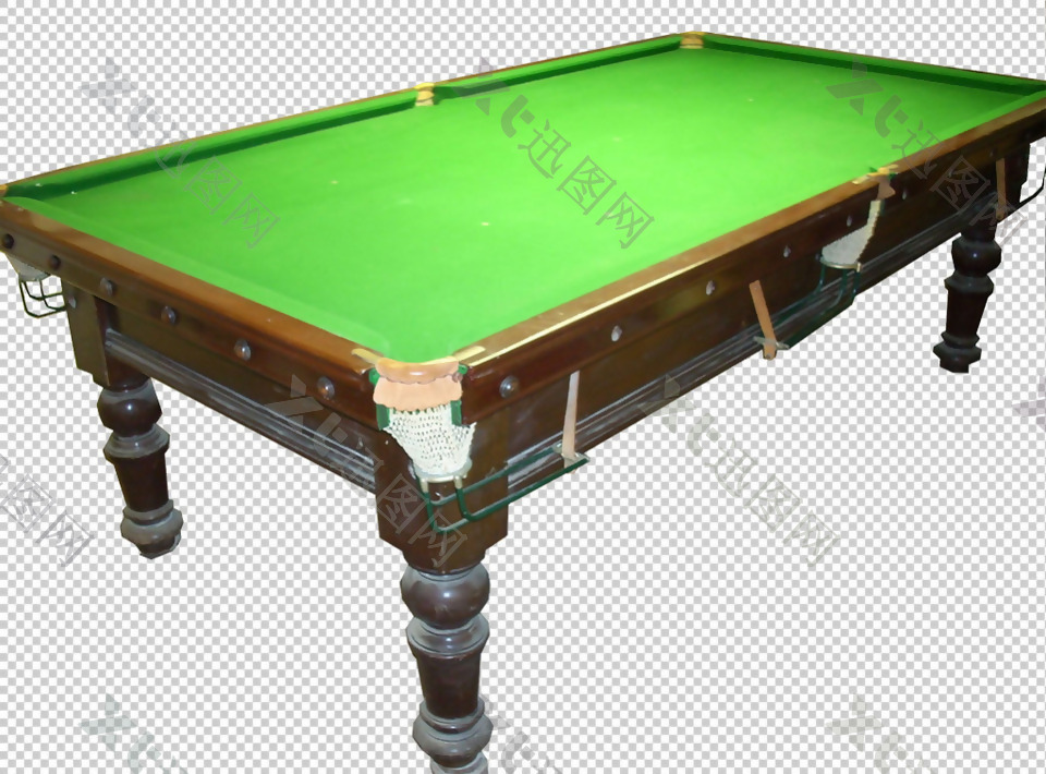 绿色台球桌图片免抠png透明图层素材