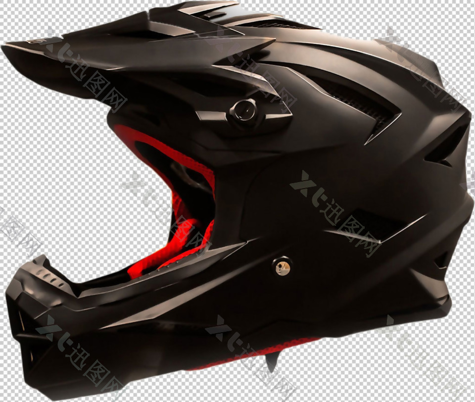 黑色自行车头盔免抠png透明图层素材