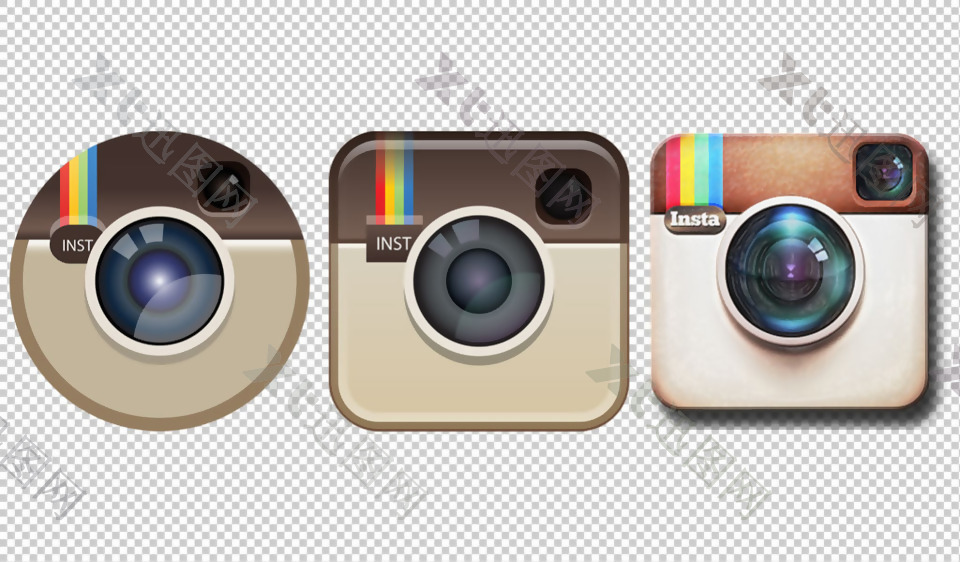 Instagram标志免抠png透明素材