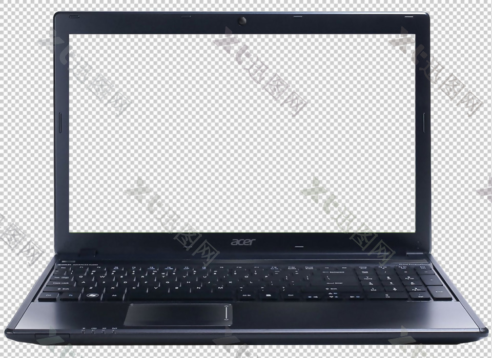 笔记本电脑样机免抠png透明图层素材