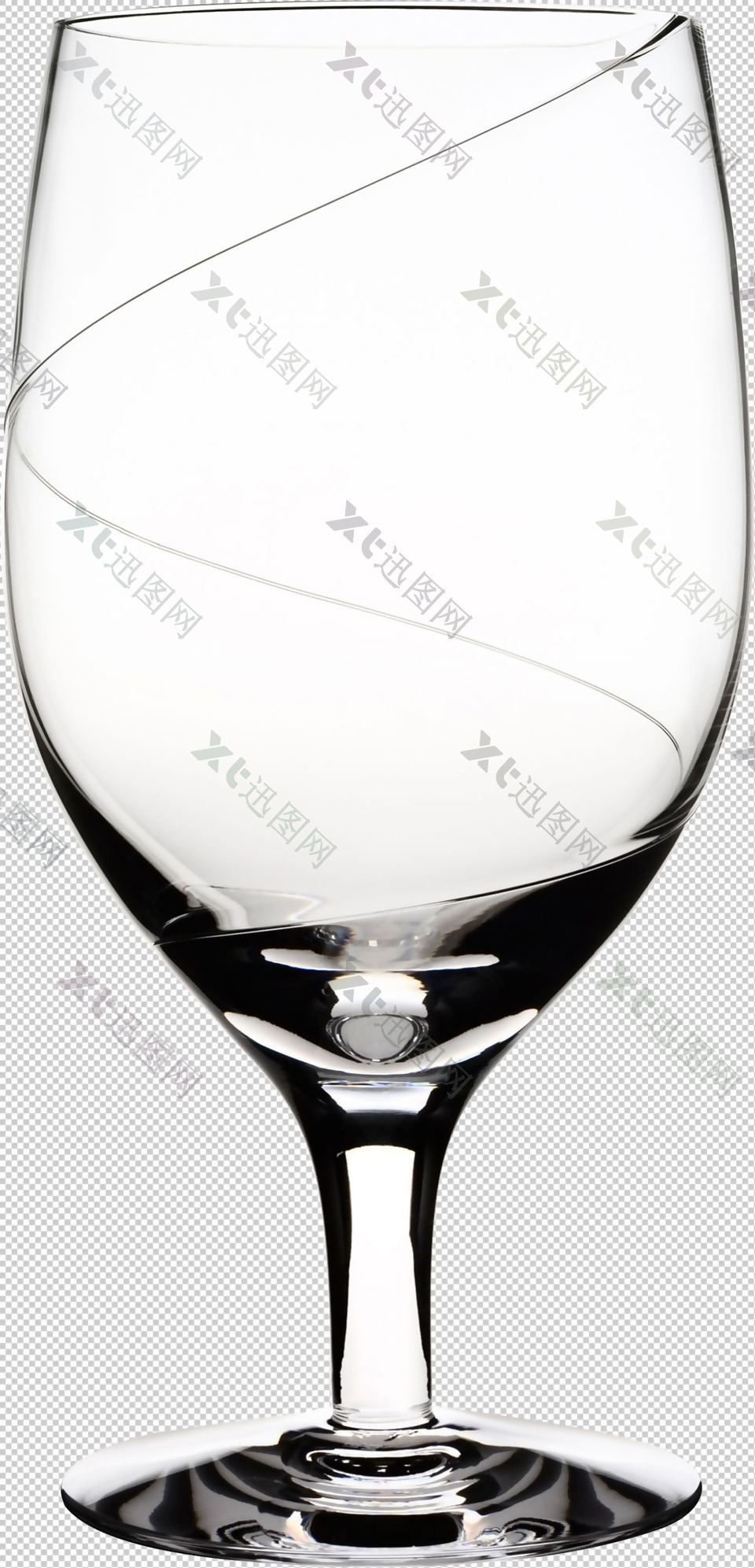 唯美高档玻璃杯免抠png透明图层素材