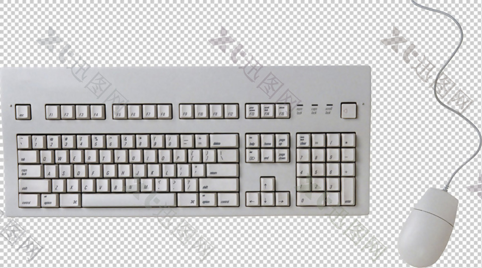 电脑键盘免抠png透明图层素材