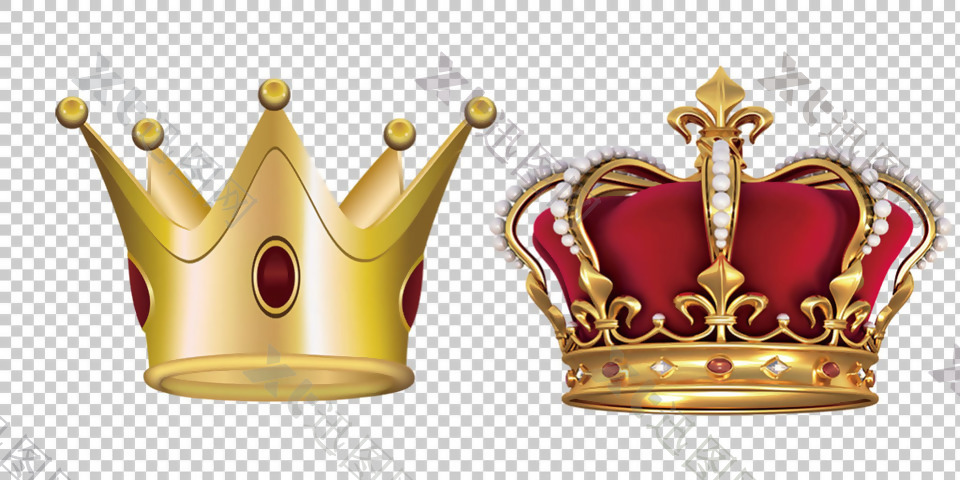 皇冠标志免抠png透明图层素材